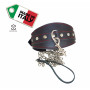 collare fetish per guinzaglio bondage costrittivo in vera pelle made in italy