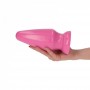 plug stimolatore grande dilatatore penetrazione anale con ventosa maxi anal pink
