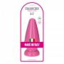 plug stimolatore grande dilatatore penetrazione anale con ventosa maxi anal pink