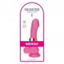 Fallo vaginale anale con ventosa dildo realistico con testicoli pene finto rosa cock 6"