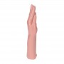 Dildo anale vaginale per fisting fallo maxi a forma di mano con ventosa realistico 11"