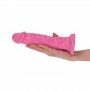 Fallo realistico con ventosa dildo vaginale anale rosa made in italy cock 8 maxi