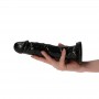 Fallo nero realistico dildo black vaginale anale con ventosa pene finto maxi cock 8"