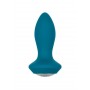 dildo sonda vibrante in silicone ricaricabile fallo anale crystal anal toys blue