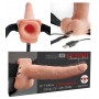 Vibratore strap on indossabile fallo dildo vibrante realistico ricaricabile