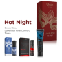 Kit lubrificante commestibile vaginale anale ritardante  per uomo hot night 3 pz