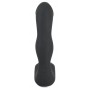 vibratore stimolatore per prostata perineo nero con silicone ricaricabile black