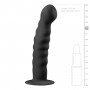 dildo anale in silicone nero stimolatore morbido sexy toys anal black uomo donna