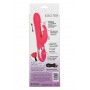 vibratore rabbit in silicone a coniglio dildo fallo vibrante vaginale anale pink