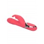 vibratore rabbit in silicone a coniglio dildo fallo vibrante vaginale anale pink