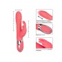 vibratore rabbit in silicone a coniglio dildo fallo vibrante vaginale anale pink