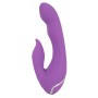 vibratore doppio in silicone stimolatore di clitoride e vaginale dildo vibrante