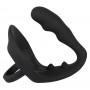 anello maschile con plug dildo anale in silicone nero anal black sexy toys