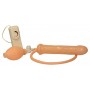 dildo fallo vaginale anale gonfiabile vibrante in lattice vibratore morbido