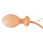 plug vaginale anale con pompa gonfiabile vibrante stimolatore di prostata butt