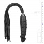Fallo realistico con frusta dildo vaginale anale in silicone nero