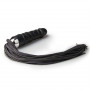 Fallo realistico con frusta dildo vaginale anale in silicone nero