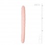 Fallo realistico vaginale anale doppio dildo morbido double in silicone