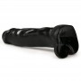 Fallo con ventosa realistico dildo vaginale anale nero morbido all in black