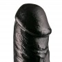 Fallo vaginale nero realistico all black dildo anale maxi big con ventosa