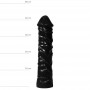 Fallo maxi realistico big maxi nero dildo vaginale anale con ventosa all black