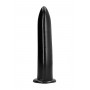 Fallo anale dildo nero plug anal butt con ventosa morbido sex toy all black