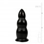 Plug maxi anale dildo fallo nero anale e vaginale butt all black con ventosa