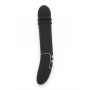 vibratore dildo nero in silicone realistico ricaricabile vaginale anale black