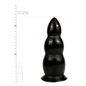 dildo nero maxi fallo morbido con ventosa plug realistico anmale sex toys