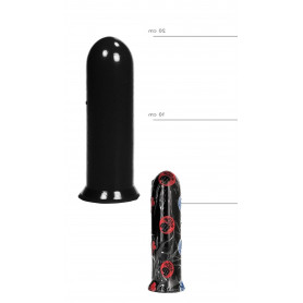 mini fallo anale nero plug morbido toys dildo con ventosa vaginale all black