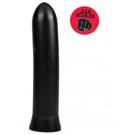 fallo anale vaginale plug nero con ventosa morbido sex toys all black uomo donna