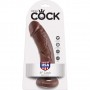 Fallo vaginale king cock realistico dildo vaginale con ventosa 8 flesh