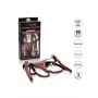 imbracatura strap on indossabile per fallo dildo vibratore donna red harness