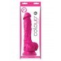 fallo realistico vaginale dildo anale con ventosa in silicone pene finto 7 pink