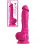 fallo realistico vaginale dildo anale con ventosa in silicone pene finto 7 pink