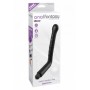 Vibratore anale dildo nero fallo vibrante stimolatore anal slim sex toys black