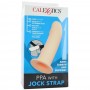 dildo indossabile guaina per pene Fallo realistico vaginale anale strap on prolunga fallica flesh