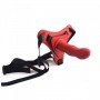 dildo red strap on indossabile fallo anale vaginale con cintura