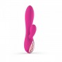 Vibratore rabbit doppio con stimolatore clitoride fallo dildo vibrante vaginale in silicone whale