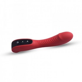 Vibratore vaginale anale dildo fallo vibrante in silicone realistico morbido sex