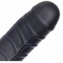 Vibratore realistico vaginale dildo fallo vibrante nero bendie sex toys in silicone