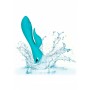 Vibratore rabbit vaginale doppio in silicone dildo fallo vibrante con stimolatore clitoride