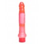 Vibratore slim pink fallo vibrante realistico anale vaginale morbido mini pene