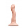 Fallo liscio realistico vaginale anale dildo plug con ventosa punto G sex toys flesh
