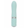 Vibratore vaginale stimolatore in silicone blu fallo vibrante mini ricaricabile