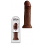 Fallo realistico big maxi dildo con ventosa king cock vaginale anale brown