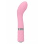 Vibratore per punto g stimolatore vaginale in silicone rosa fallo vibrante crystal