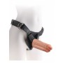 Fallo doppio indossabile king kock dildo strap on vaginale realistico flesh