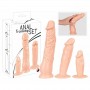 Kit sex toys 3 fallo anale dildo realistico vaginale con ventosa morbido mini maxi