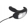 Vibratore anale stimolatore per prostata dildo vibrante ricaricabile uomo plug nero